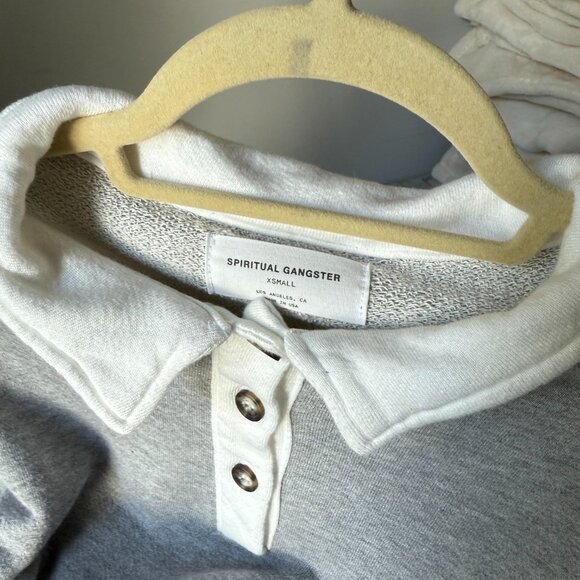 SPIRITUAL GANGSTER NICHOLS HENLEY SWEATSHIRT BRAND NEW- NWT- NEVER WORN!!! - Picture 6 of 13
